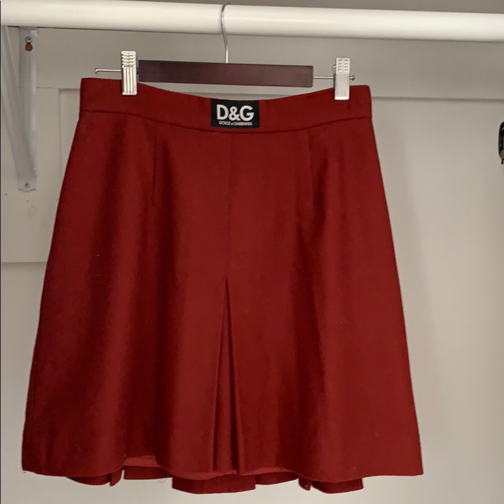 Dolce & Gabbana wool mini skirt